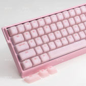 XVX硅胶布丁猫猫键帽软糯亲肤果冻原厂透光雾透机械键盘帽