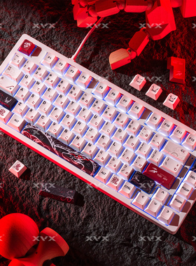 Yuki aim键帽带日文字根大配列加厚135键PBT键帽原厂高度 复刻