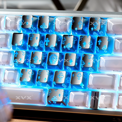 XVX克罗心键帽爱心增补透光通用