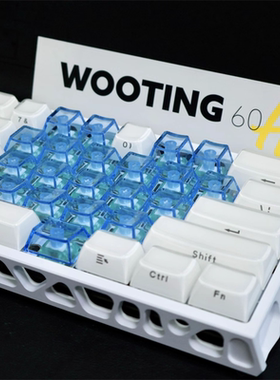 XVX水晶果冻键帽爱心双拼 wooting满改键盘帽侧刻OEM高度PC 87键