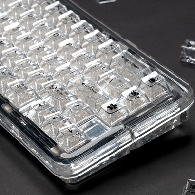 XVX透明键帽白透雾透原厂正刻60