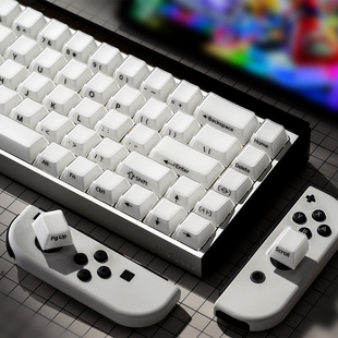 XVX丝绒水晶果冻键帽磨砂雾面侧刻字符磁轴机械键盘帽原厂ev63