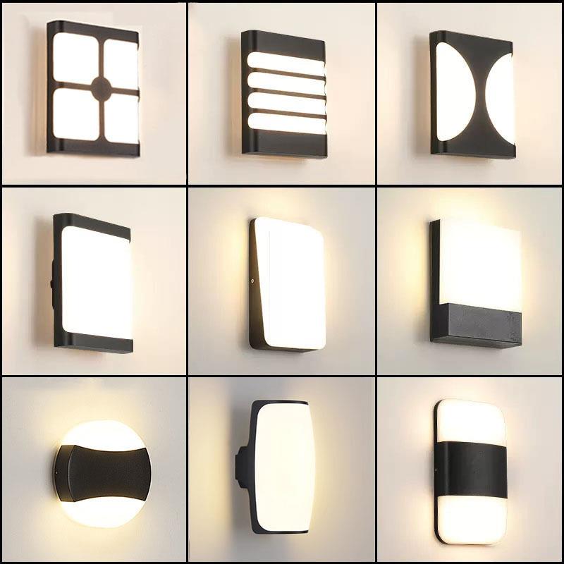 户外壁灯防水别墅室外创意简约庭院led过道楼梯露台酒店阳台壁灯