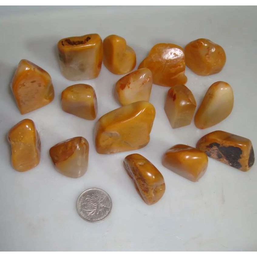 15个组雅玩收藏老挝北部田黄结晶料麦芽黄原石料随形印章手玩把件