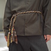 GongheRepub 「藤」手工编织腰绳 多色民族风串珠腰带配饰腰链