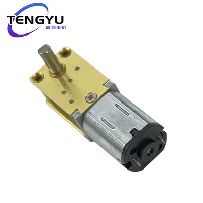 蜗轮蜗杆1218-N20减速马达 智能小车3V6V12V微型直流齿轮低速电机
