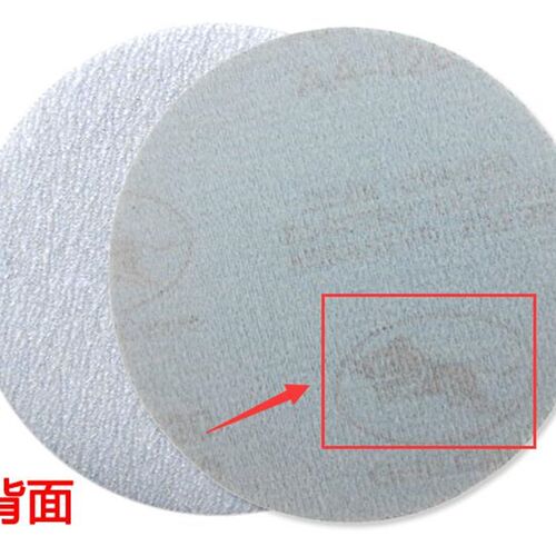 金牛5寸植绒砂纸4寸7寸9寸气磨机圆形干磨砂纸圆盘抛光磨沙纸片