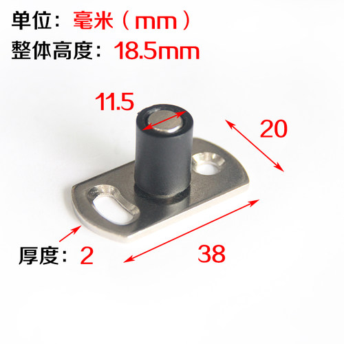推拉移门滑轮双下定位轨道吊轮下限位器导轨厨房卫生间重型实木门