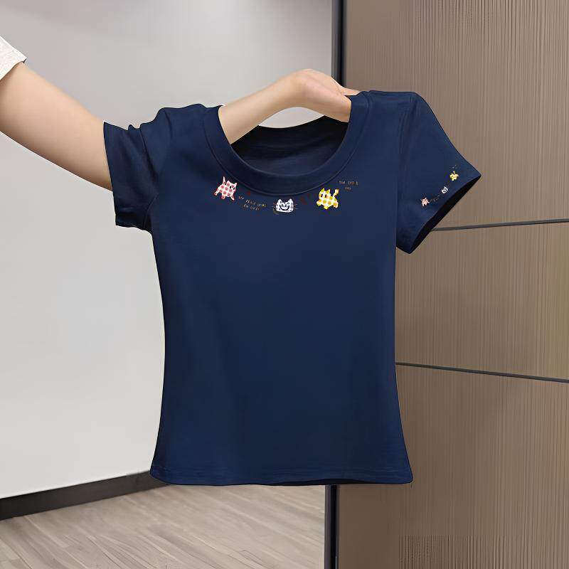2026夏季新款女士短袖T恤休闲百