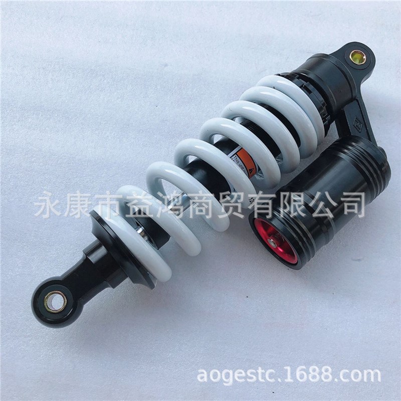 中高赛越野沙滩摩托车后减震器 改装配件 气囊加粗铝避震器295mm