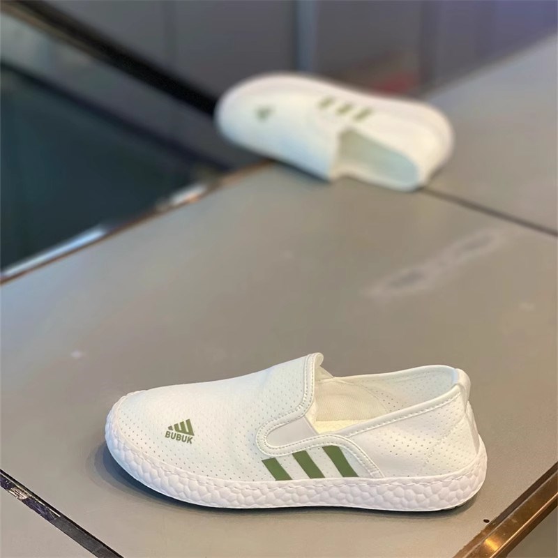 夏季透气冰丝弹力布男鞋懒人一脚蹬软底舒适轻便户外运动休闲鞋子