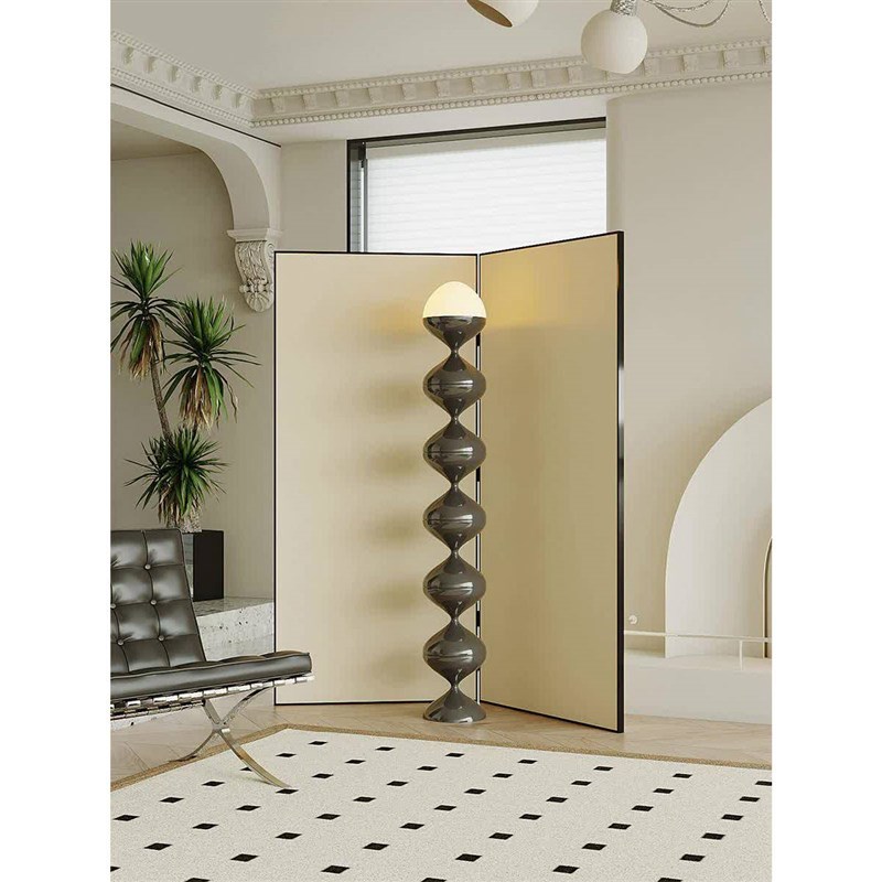 北欧奶油风屏风装隔断入客厅户折叠移fc667动卧室服店摄影背景现