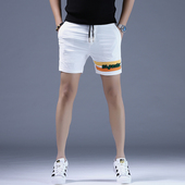 男士 潮流百搭速干沙滩裤 夏季 冰丝三分裤 休闲裤 弹力短裤 薄款 修身 男