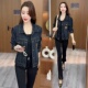 休闲牛仔外套女2024春秋季 新款 时尚 秋季 百搭短款 水洗牛仔洋气上衣