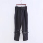 女春秋宽松直筒休闲裤 子束脚卫裤 显瘦百搭运动裤 阔腿裤 秋季