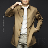 男士 商务休闲高端风衣修身 绅士夹克2024春装 春秋季 上衣外套男装 潮