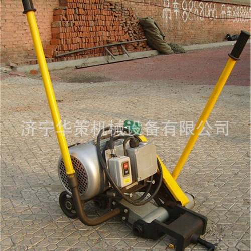 华策牌电动钢轨切割机铁路轨道切轨机DQG-4.0钢轨锯轨机