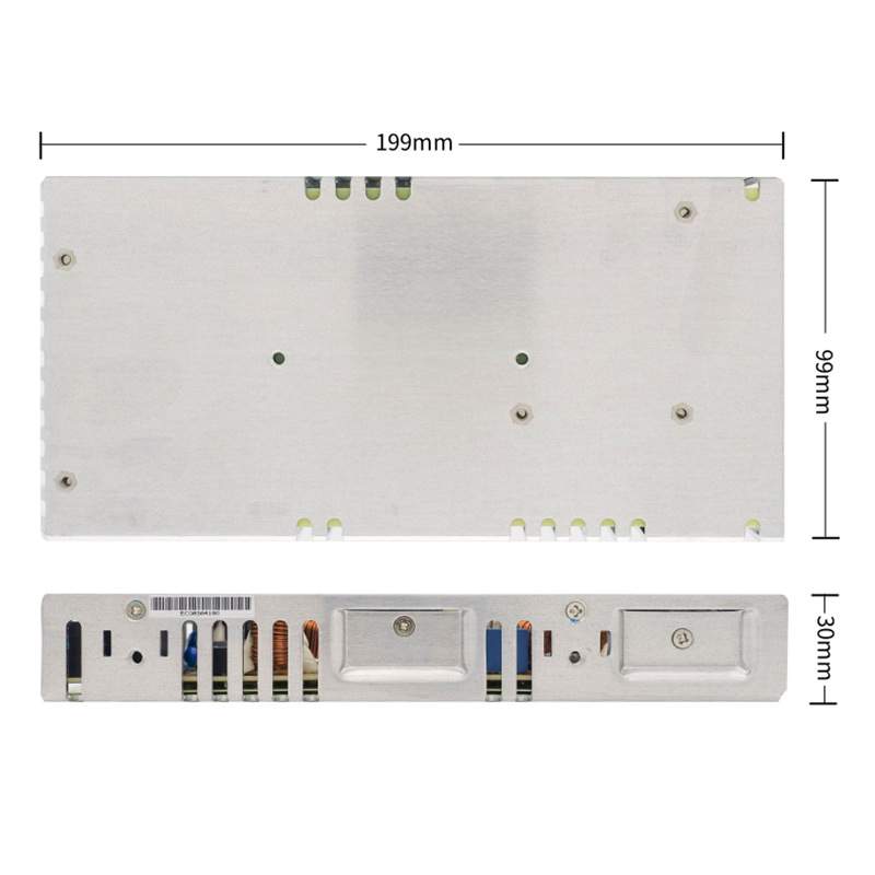 明纬RSP-100/150/320/500W开关电源220转12/24/48V直流稳压带PFC