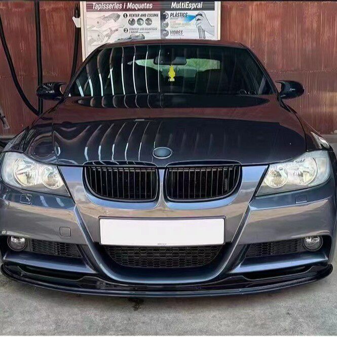 适用于宝马3系E90/E92/E93/改装R款MP款前唇侧裙尾翼后唇牛角顶翼