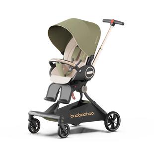 宝宝好V9-C溜娃神器遛娃神器手推车高景观可坐可平躺折叠婴儿推车