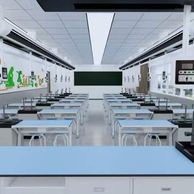 新型吊装铝塑物理化学生物实验桌工作台科学探究仪器准备实验室