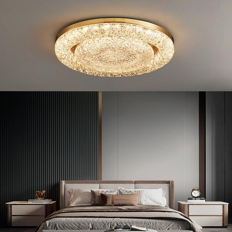 树脂意式极简全铜轻奢高档吸顶灯后现代简约大气北欧主卧灯客厅灯