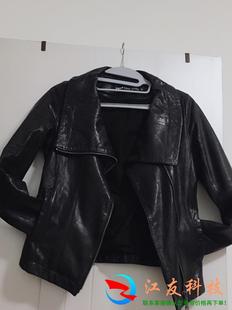 coco黑色纯皮经典小外套 非常精干  做工精细 特别皮