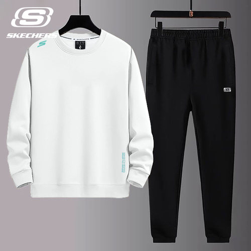 斯凯奇运动套装男款秋冬季运动服