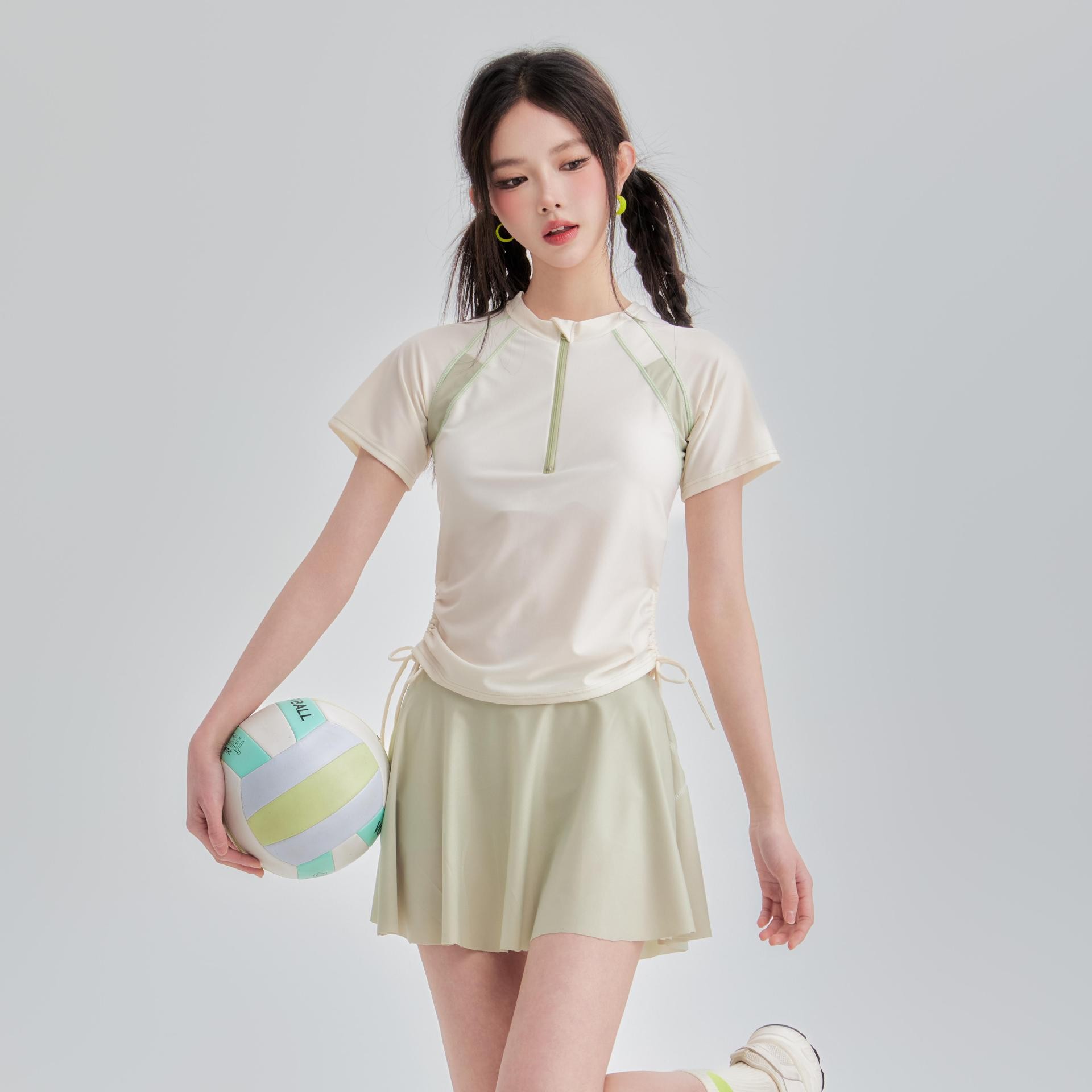 泳衣女2026新款高级感大童初中