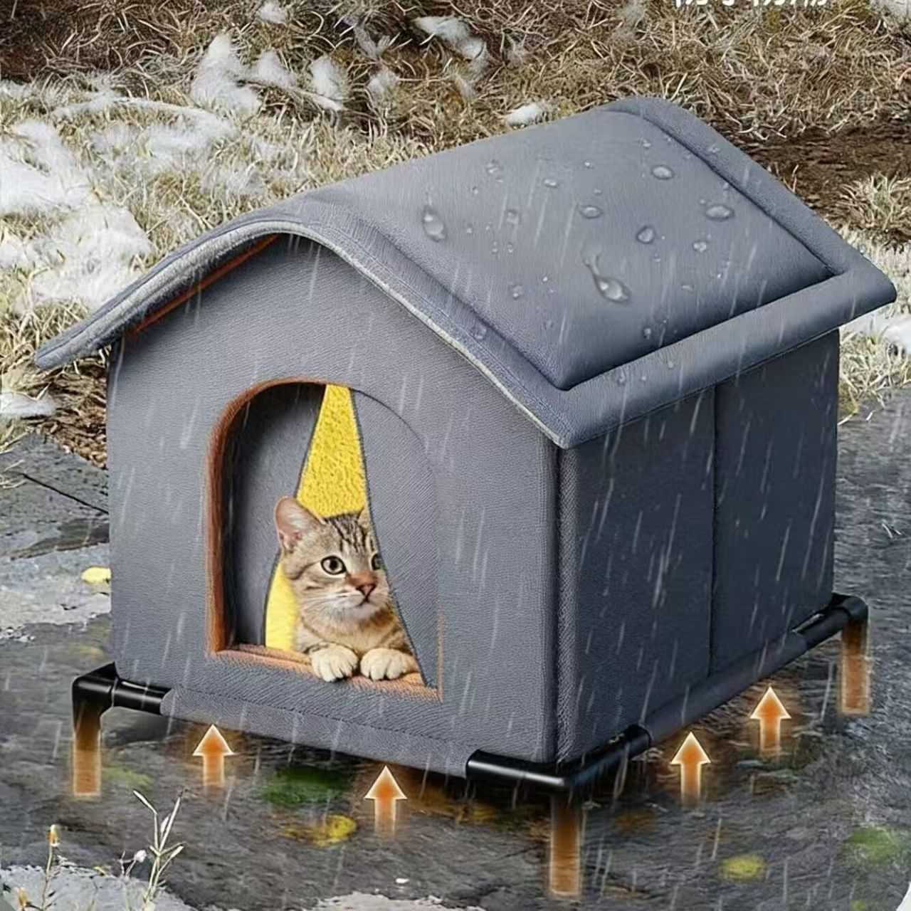 流浪猫窝室外防水秋冬季保暖
