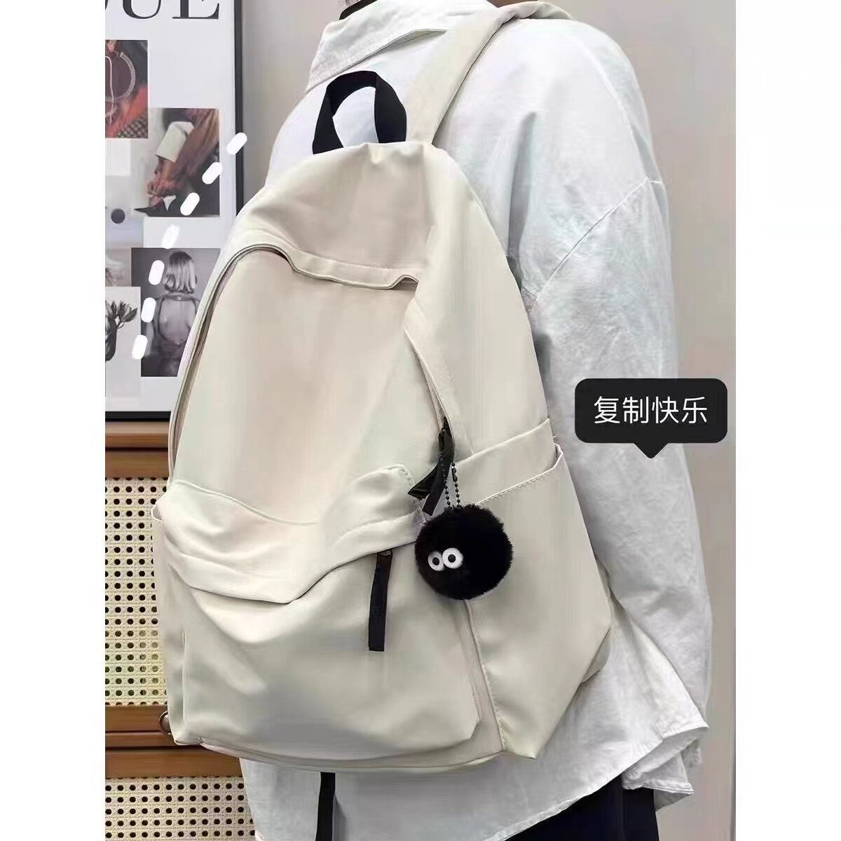 日系书包女大学生韩版ins大容量