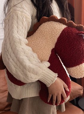 马年吉祥物公仔赤兔马玩偶床上睡觉抱枕毛绒玩具装饰摆件新年礼物