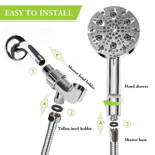 Adjustable Water 网红New High Head Mode Saving Shower