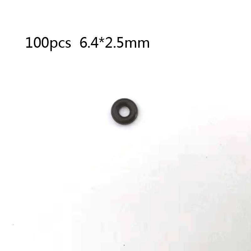 极速niversal O-Ring Rubber Seal Washers Grommets Black 6.4mm