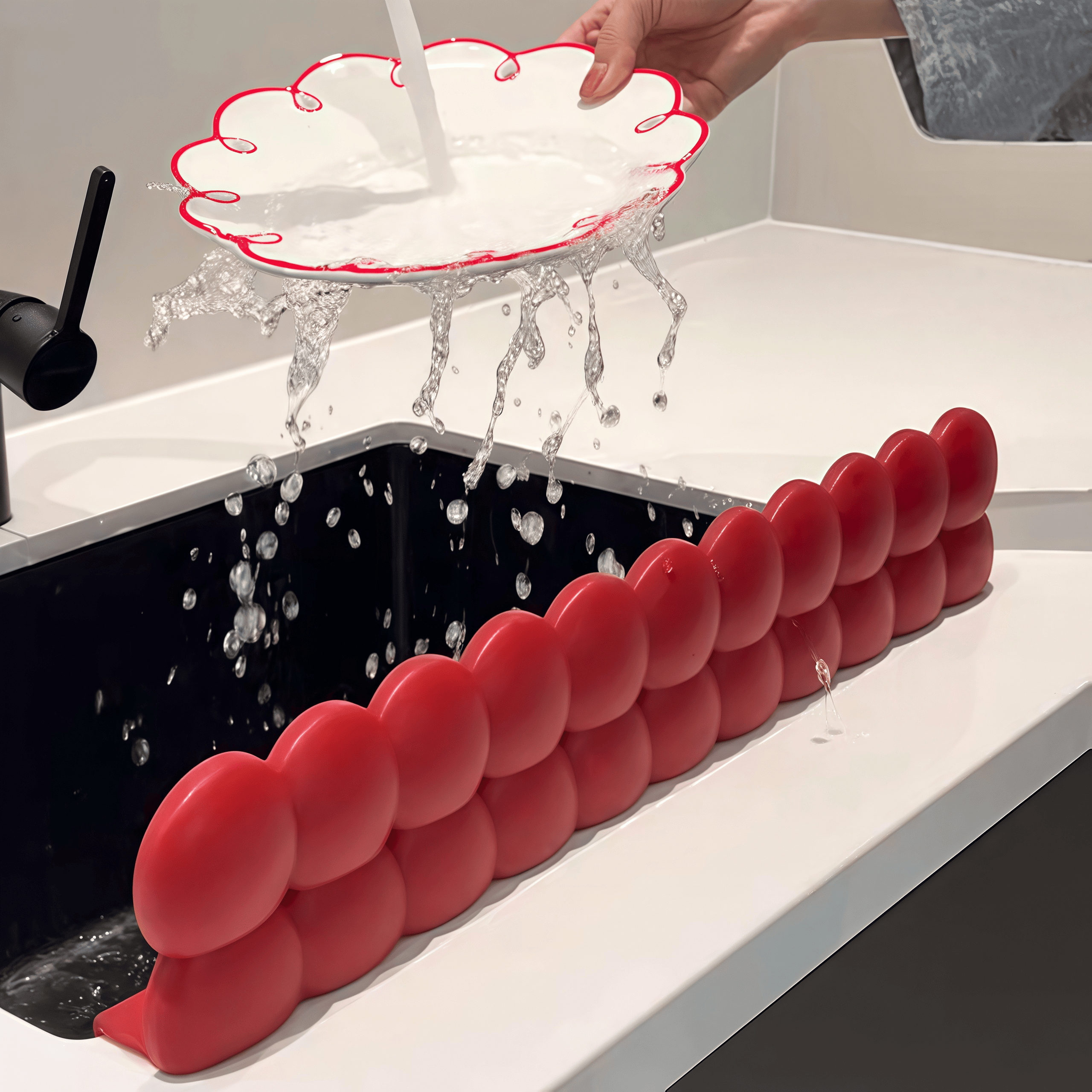 多巴胺硅胶水槽挡水板防溅水