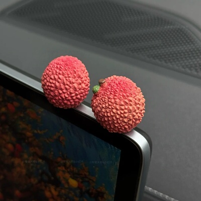 稀奇古怪榴莲荔枝车载摆件