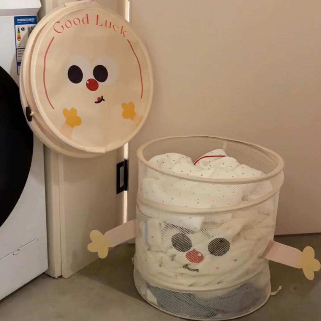 脱下来的脏衣服再也不乱扔了～