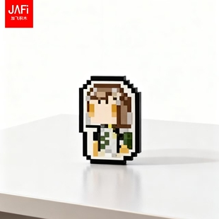 明日方舟 麦哲伦 像素积木手办冰箱贴材料包 可爱装饰 有图纸