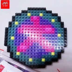 大张伟物料应援周边像素大字冰箱贴  像素积木材料包有图纸很好拼