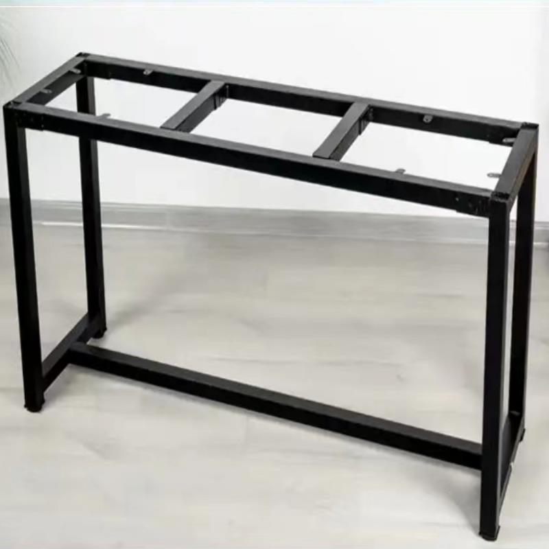 定制铁艺吧台桌腿桌架子吧台脚支架厨房餐厅高桌长条形桌腿支架子