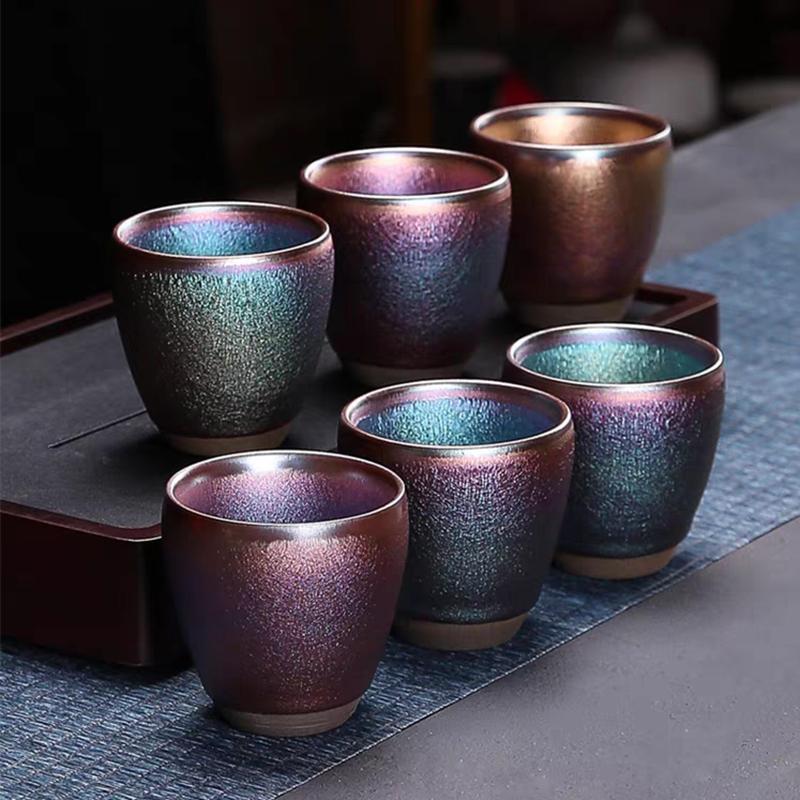 建盏茶杯建阳水吉原矿铁胎水杯茶具大碗陶瓷品茗杯套装茶杯主人杯