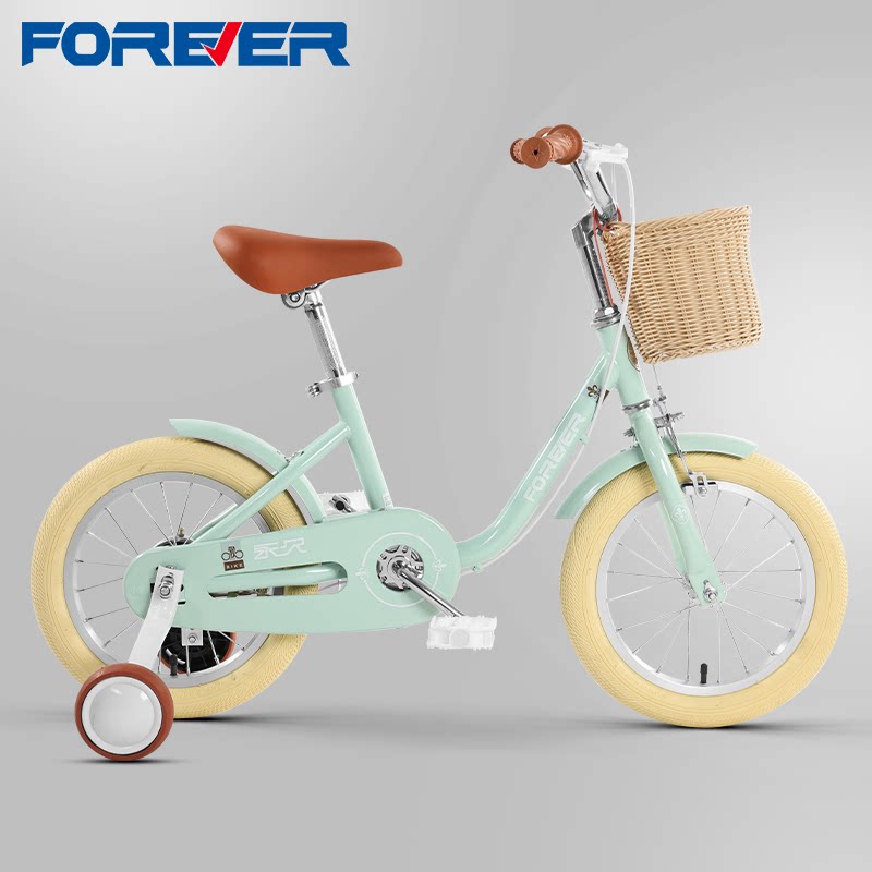 永久牌儿童自行车2-12岁12/14/16/18寸男女小孩宝宝学生轻便单车