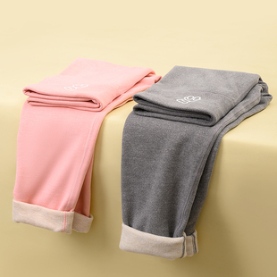 高腰男童女童保暖裤 2835 无骨保暖神器抗菌蚕丝羊毛学生裤