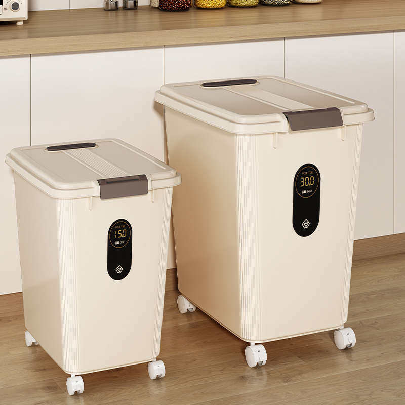 食品级30斤60斤米桶家用防虫防潮密封箱大米收纳盒厨房面粉储存罐,厨房/烹饪用具,米桶/米缸,淘宝优惠券,粉丝福利购,淘宝优惠卷