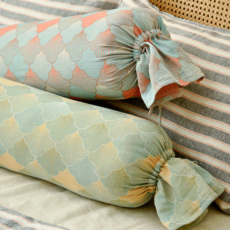 阳春小镇圆柱糖果枕长条纯棉女生睡觉夹腿抱枕孕妇侧睡腰枕可拆