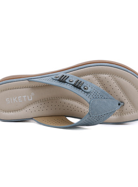 shoes womenZ637-7新款欧美凉鞋女跨境休闲轻便大码复古坡跟舒适
