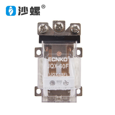 。银合金触点JQX-60F继电器 AC220VDC12VDC24V大功率继电器60A