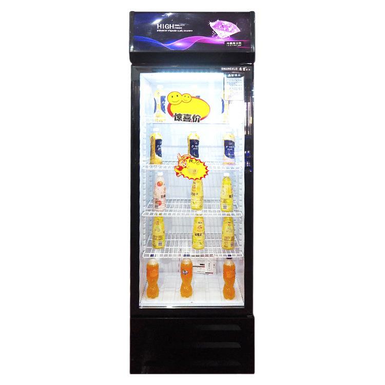 单门冷藏展示柜双门立式超市冷饮商用冰箱可乐饮料柜啤酒柜