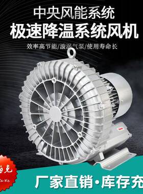 2HB830-AH07风刀高压除尘换气熔喷布机设备油气输送漩涡风机气泵