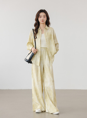 CLUB NEWS春季高级衬衫上衣小众设计感松弛感宽松长袖衬衫